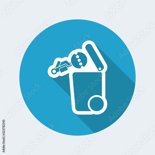 Separate waste collection icon