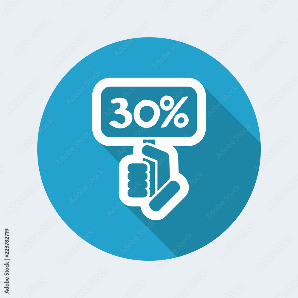 Discount label icon Discount label icon