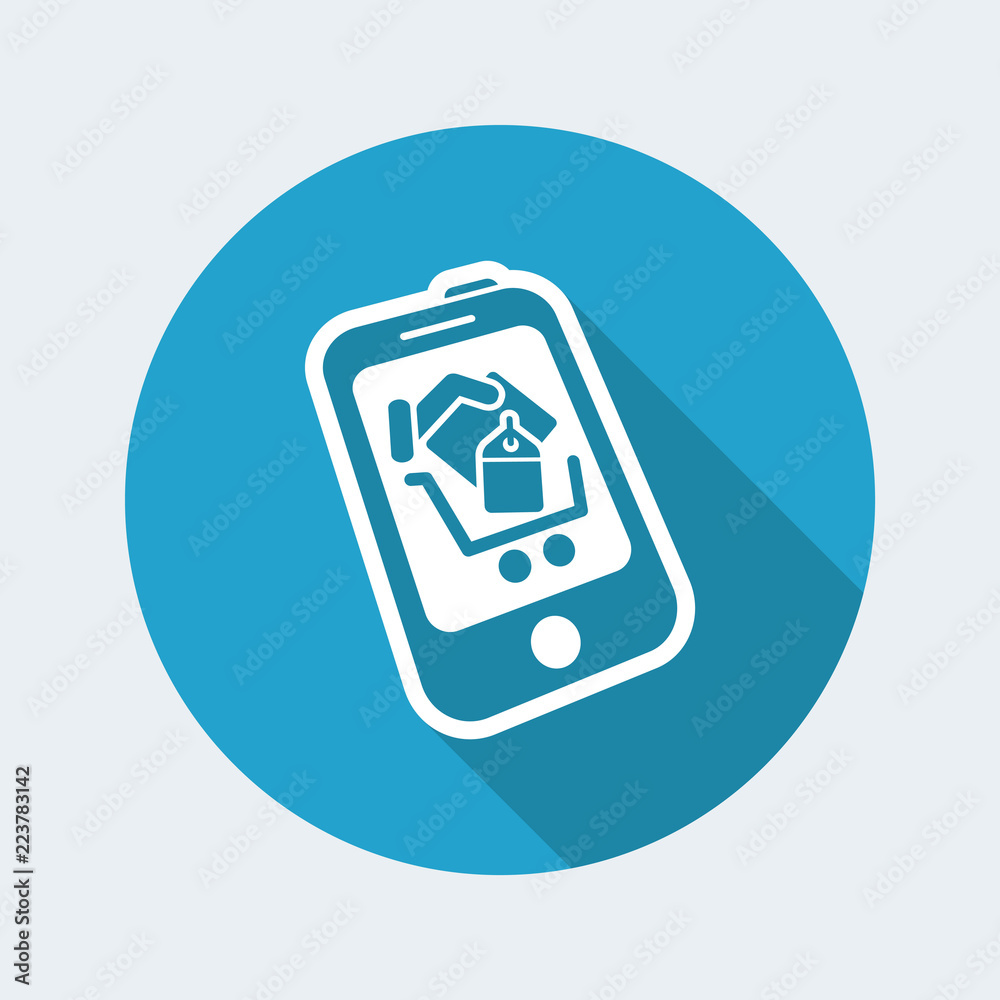 Online shopping icon