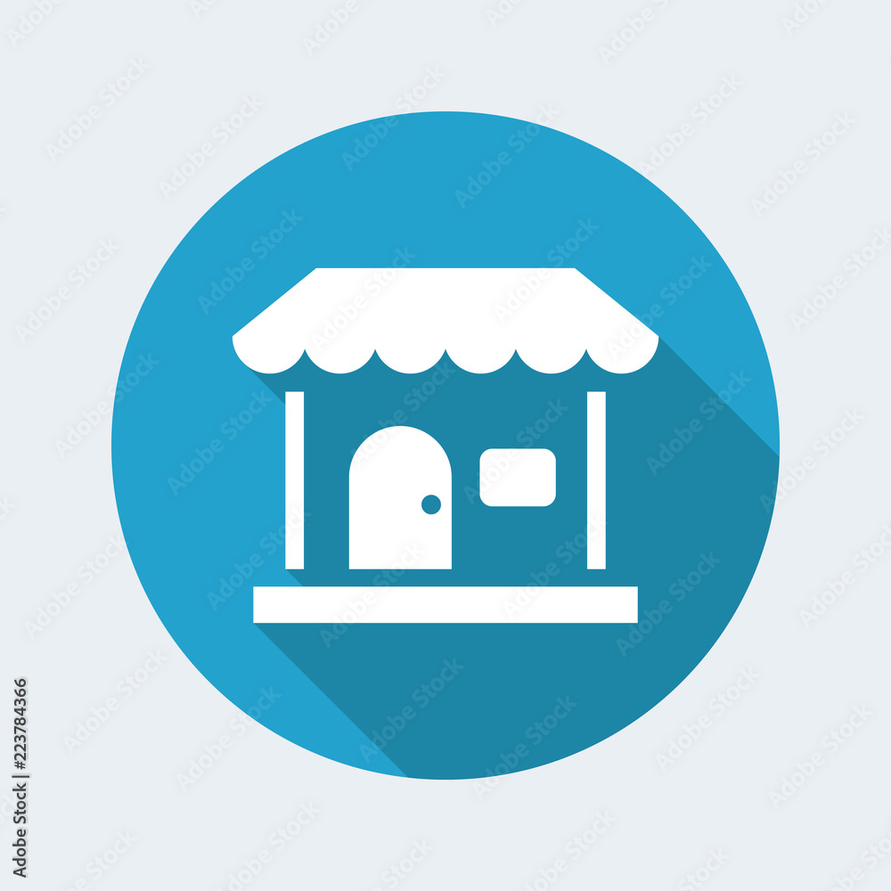 Naklejka premium House concept - Vector flat minimal icon