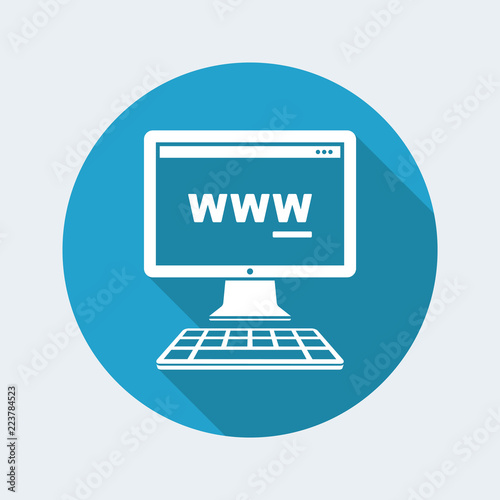 Web browser panel icon