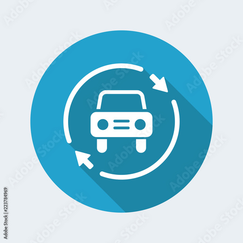 Car services renew icon