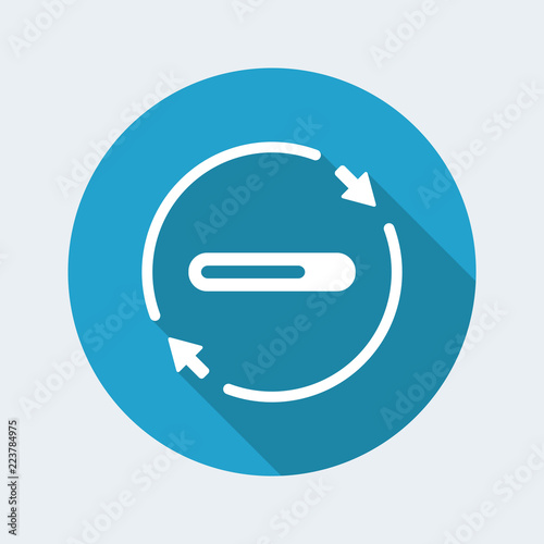 Refresh progress bar icon