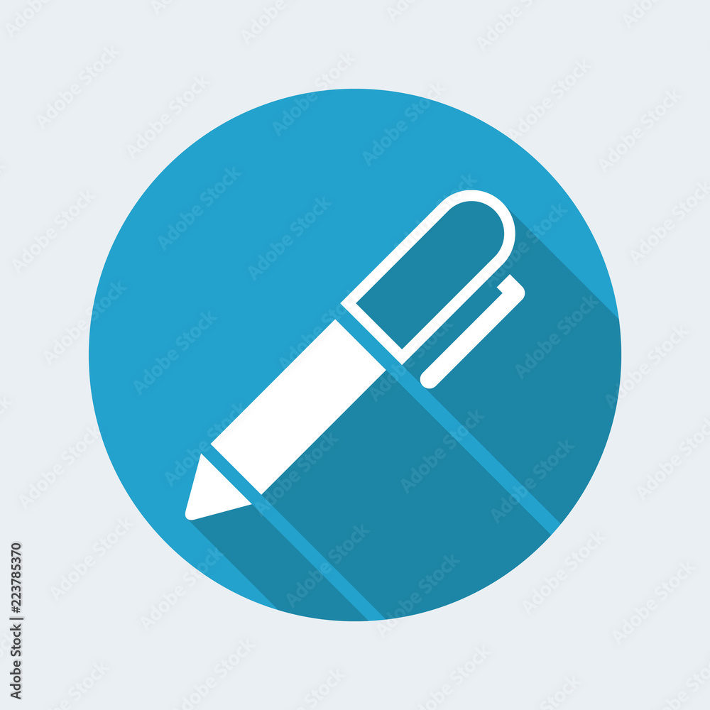 Pen - Flat vector icon