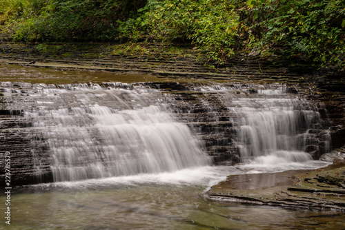 Waterfall on Four Mile creek in late summer at Wintergreen gorge © Moments by Patrick