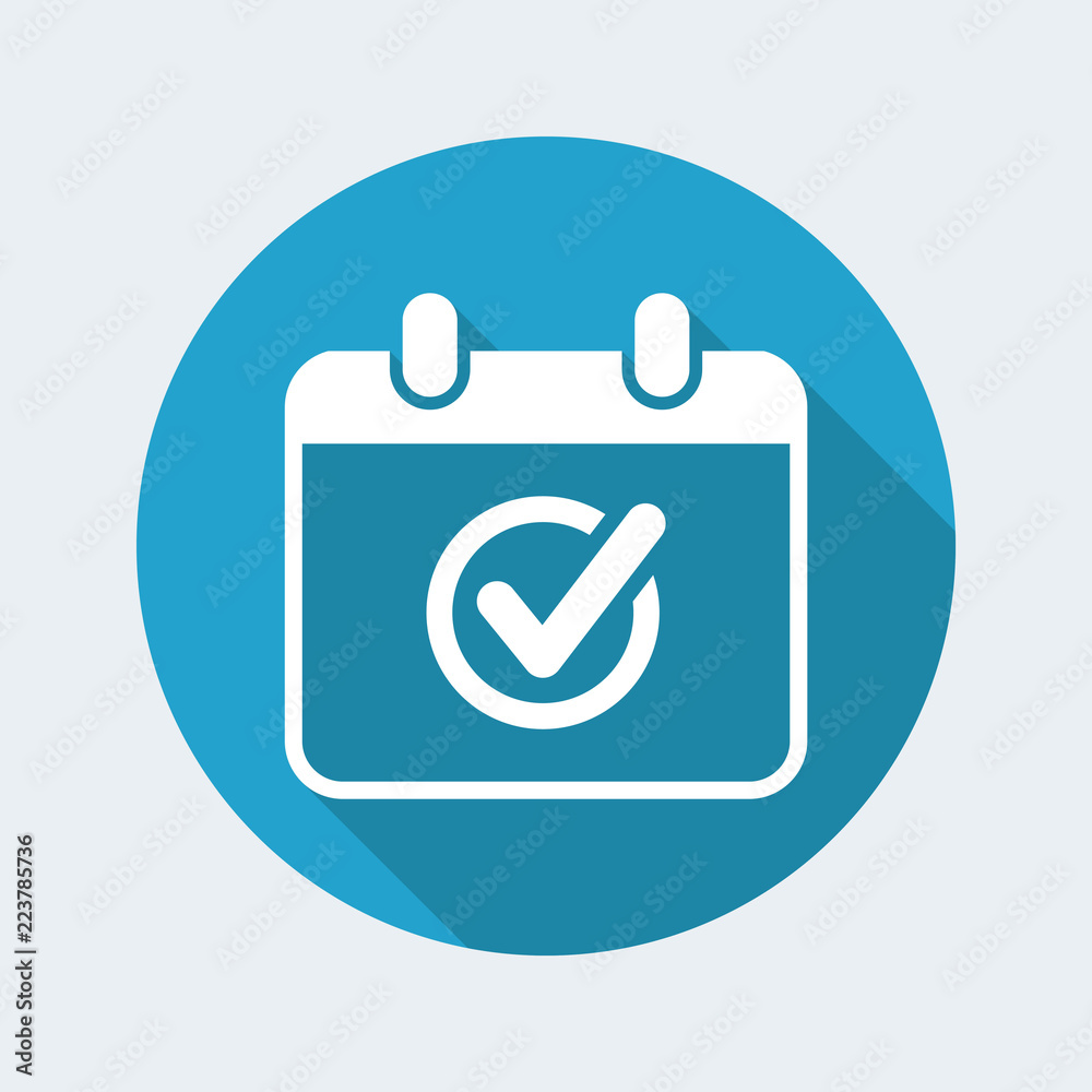 Appointment date check - Minimal vector icon Appointment date check - Minimal vector icon