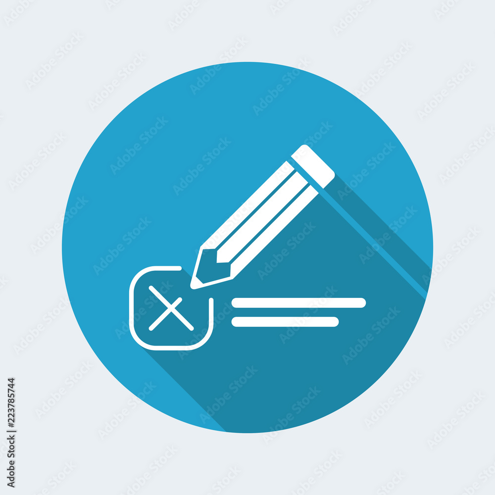 Check option - Minimal vector icon Check option - Minimal vector icon
