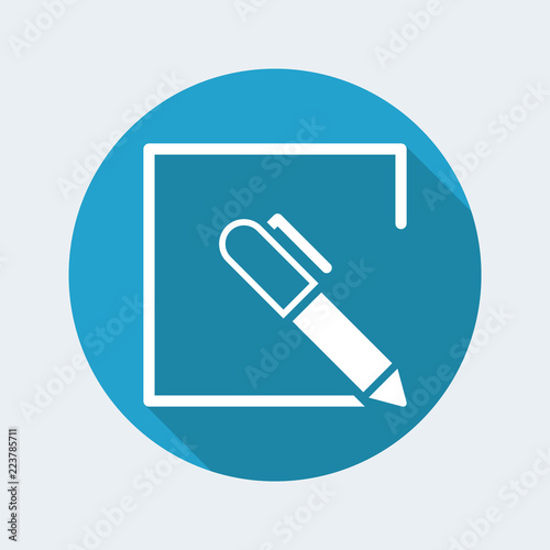 Customized services flat - Vector icon