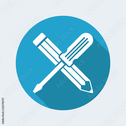 Customized assistance services - Vector icon