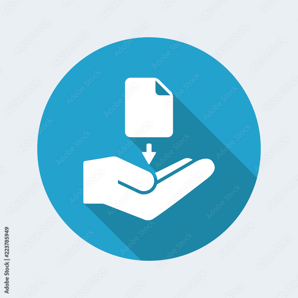 Download button - Minimal vector icon Download button - Minimal vector icon