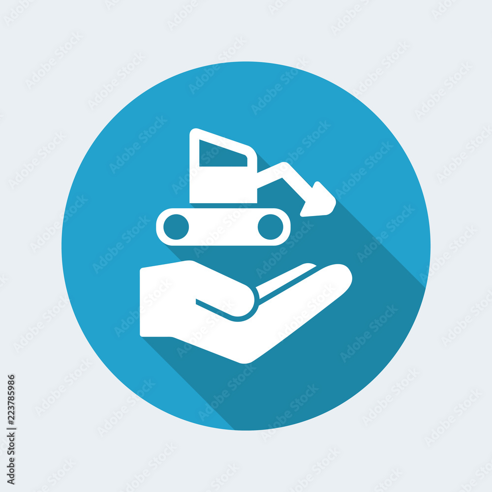 Work in progress services - Minimal vector icon Work in progress services - Minimal vector icon