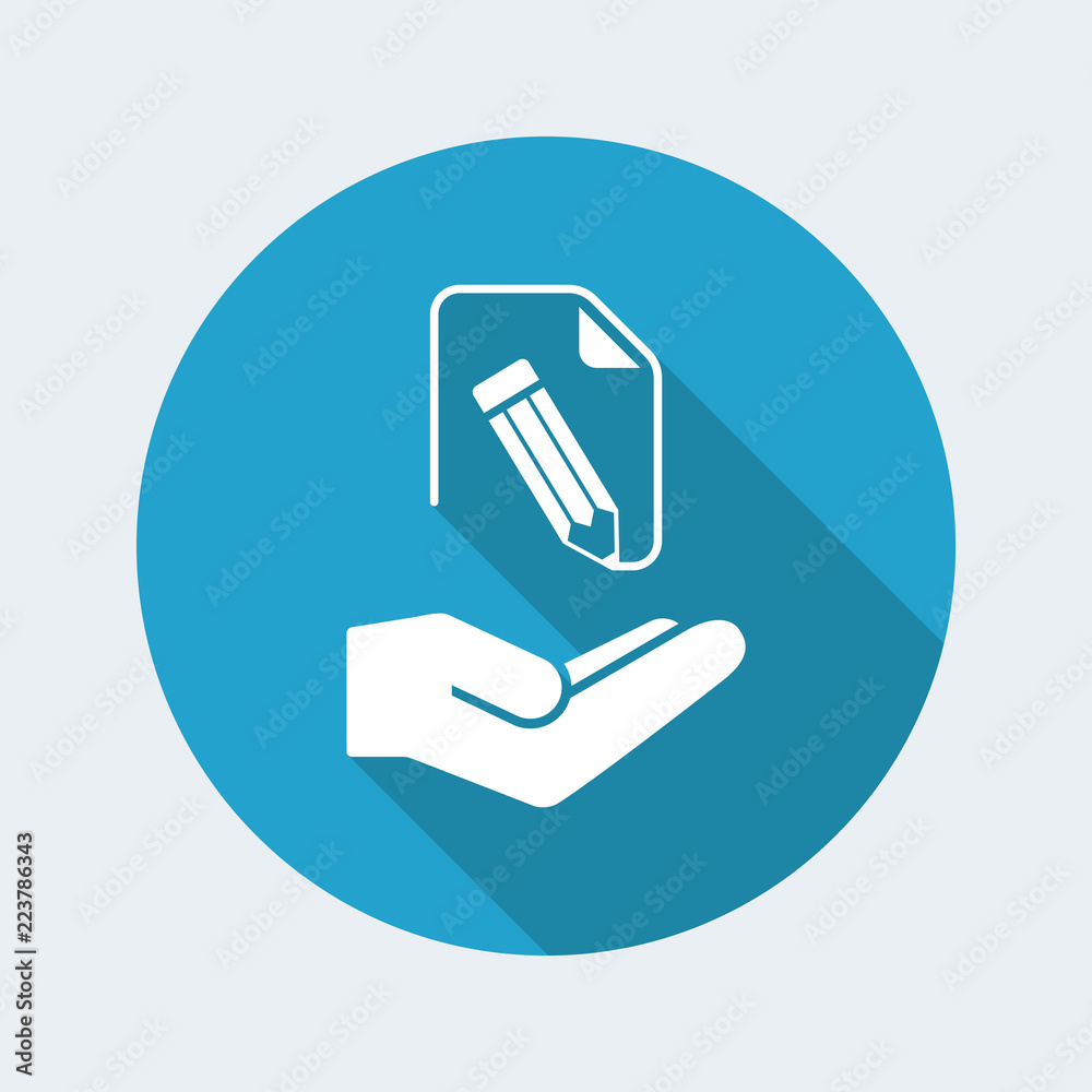 Document project design - Minimal modern icon Document project design - Minimal modern icon