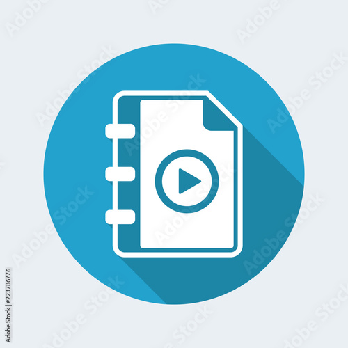 Multimedia playlist - Minimal icon