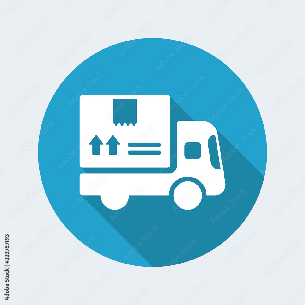 Delivery services - Vector web icon Delivery services - Vector web icon