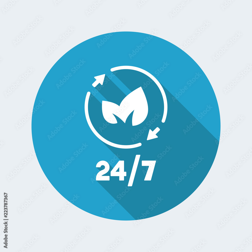 Steady gardening services - Vector web icon