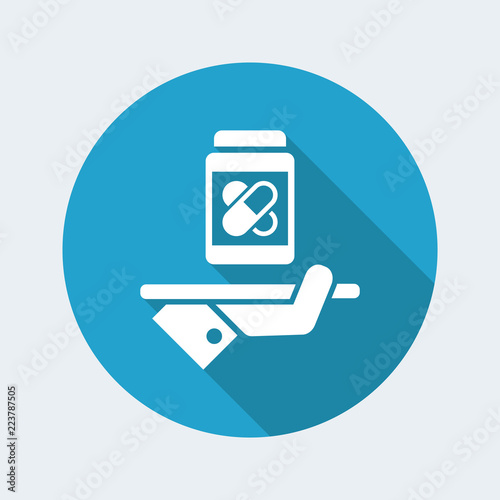 Pharma services - Vector web icon