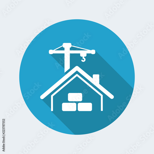 Building concept - Vector web icon