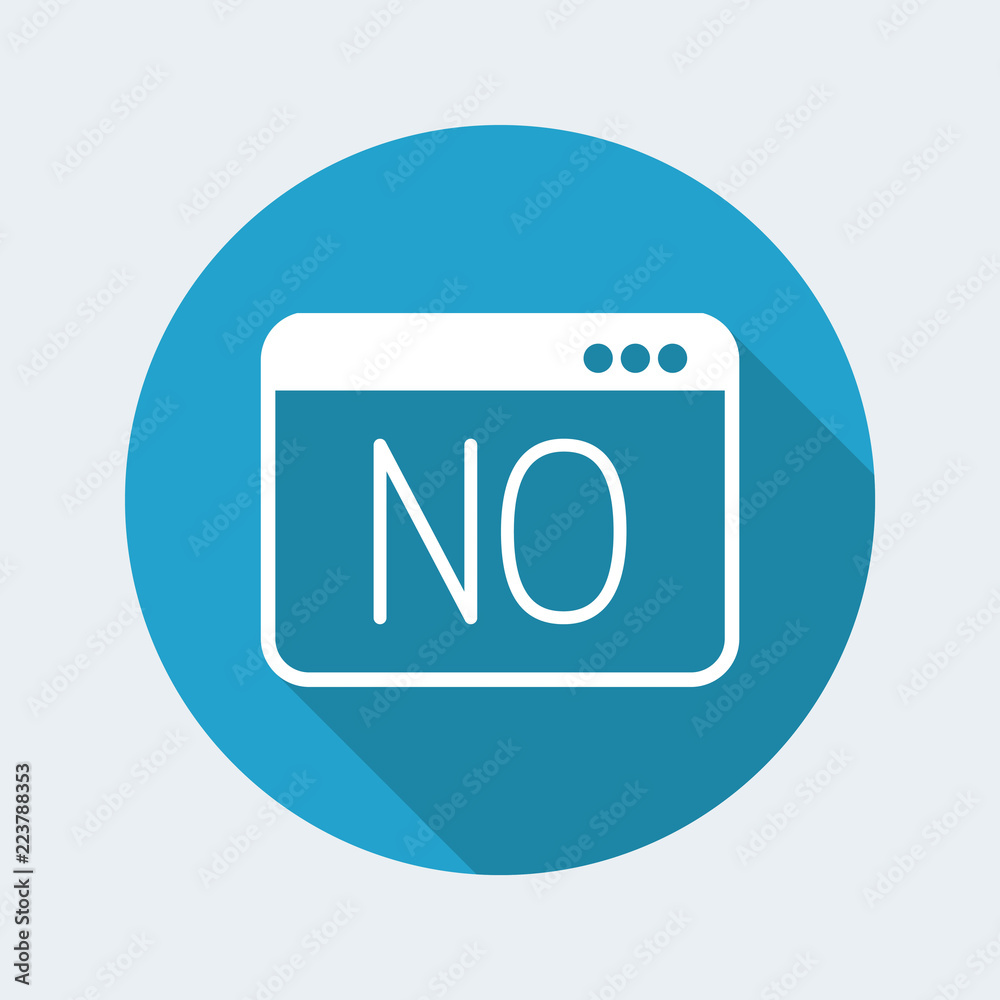 Checkbox computer decision - Minimal vector icon Checkbox computer decision - Minimal vector icon