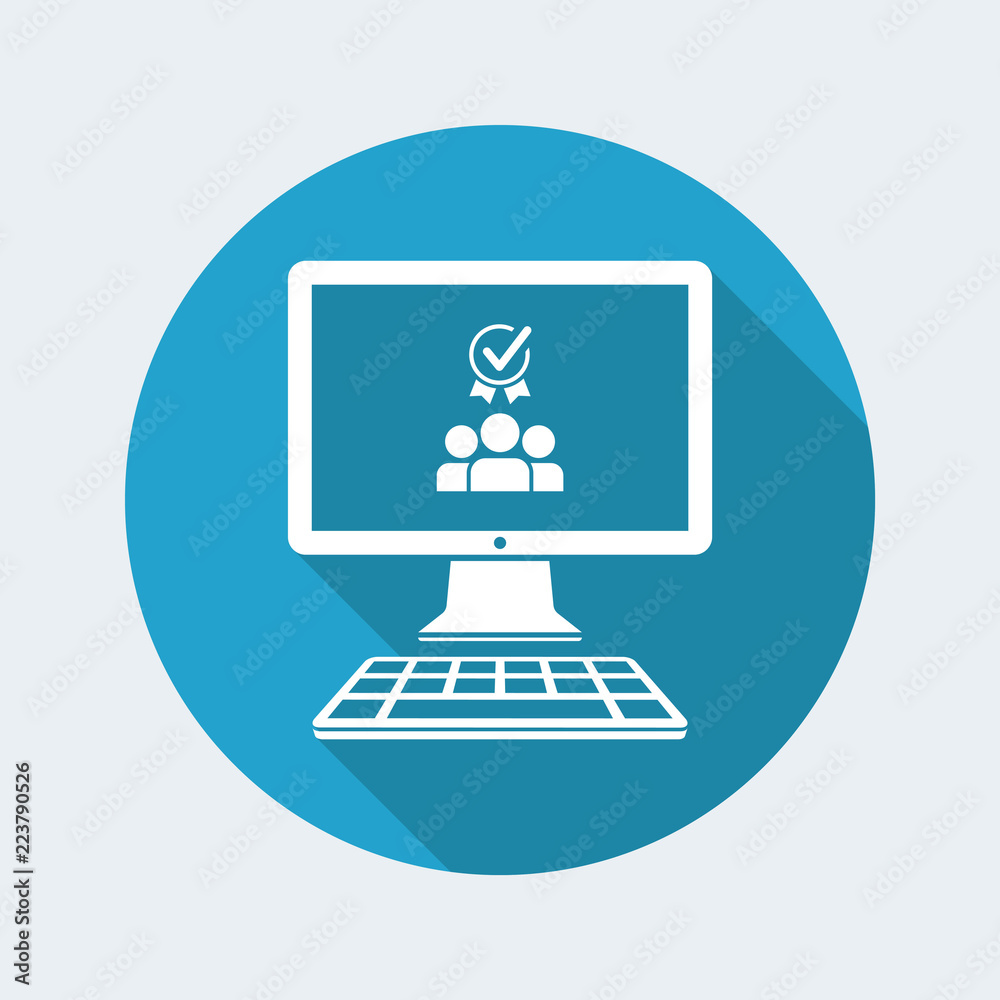 Best teamwork - Vector icon for computer website or application