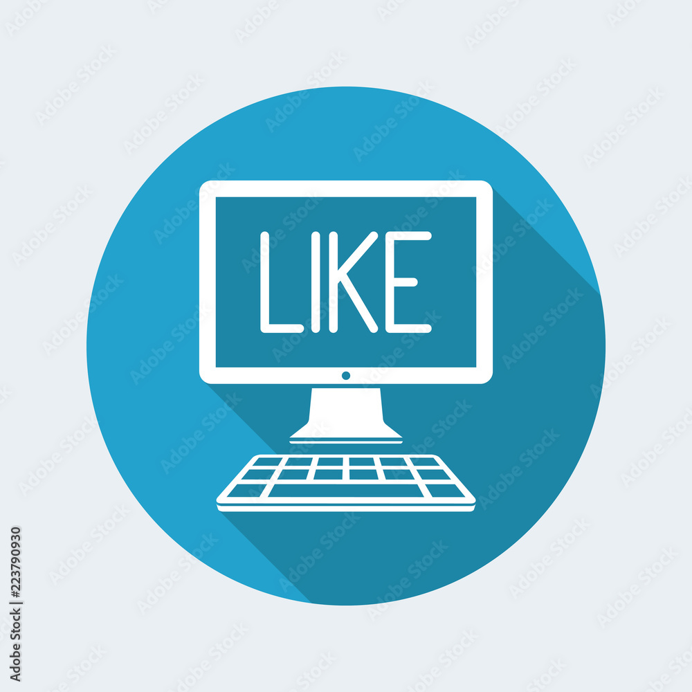 Like - Vector icon for computer website or application Like - Vector icon for computer website or application