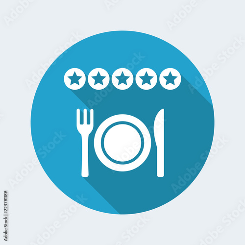 Restaurant rating icon