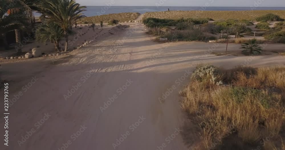 Mexico Drone Aerial Todos Santos Beach [4K]