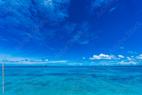 Fototapeta Naklejka Na Ścianę i Meble -  沖縄　水納島の海 Minnajima Island, okinawa, japan