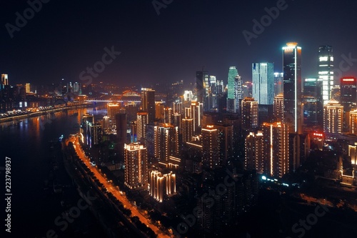 Chongqing Urban buildings aerial
