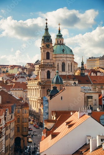 Wallpaper Mural Prague skyline rooftop view dome Torontodigital.ca