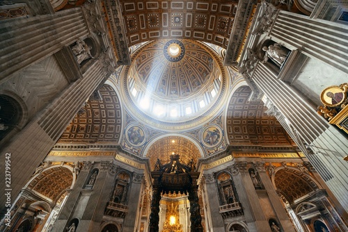 Fotografie, Obraz St. Peter’s Basilica interior
