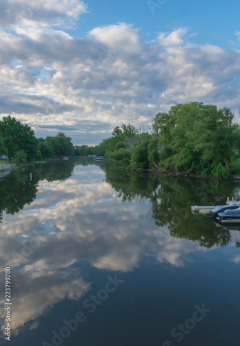 A panoramic view of the Great Chazy River photo