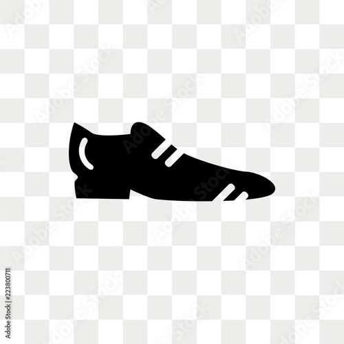 Shoe vector icon isolated on transparent background, Shoe logo design