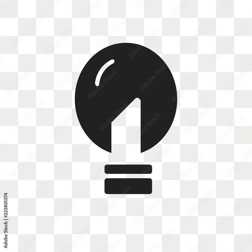 Light vector icon isolated on transparent background, Light logo design Light vector icon isolated on transparent background, Light logo design