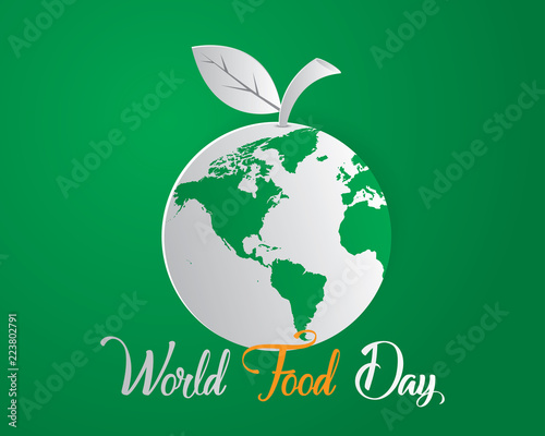 world food day food day illustration world food day vector © zhaluldesign