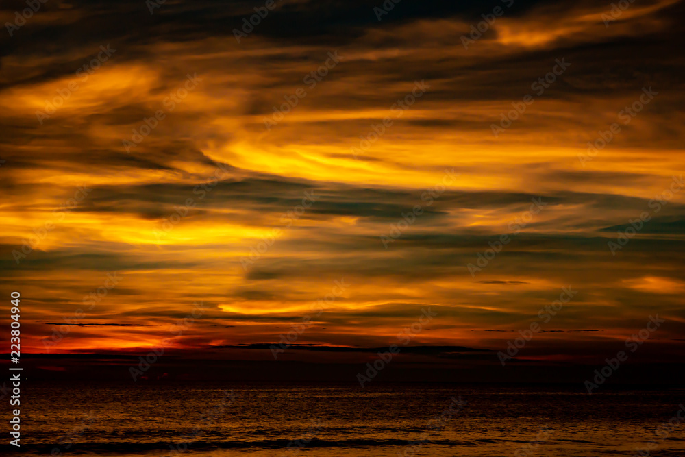 After the Sunset a Painted Sky Revealed