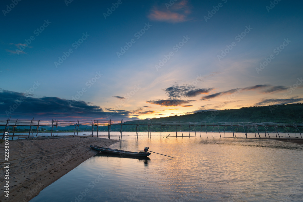 Ong Cop wooden bridge