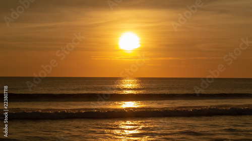 Deep and Rich ORange Sunset at Karon Beach © Lovin' it on Phuket