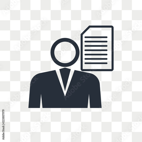 HR Policies vector icon isolated on transparent background, HR Policies logo design