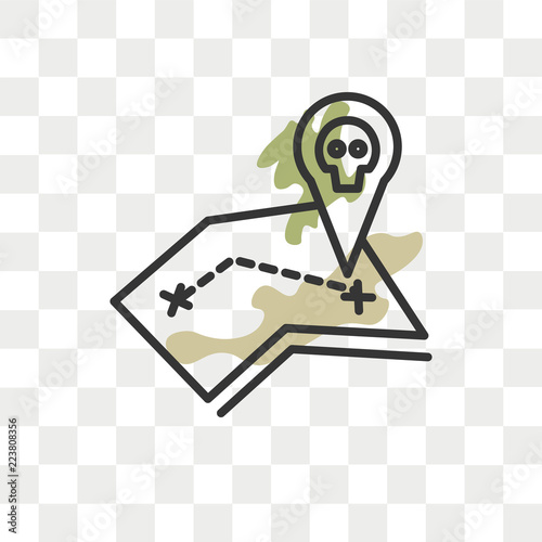 Wallpaper Mural Map vector icon isolated on transparent background, Map logo design Torontodigital.ca