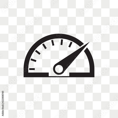 Dashboard vector icon isolated on transparent background, Dashboard logo design