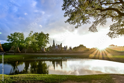 Sunset at Sukhothai