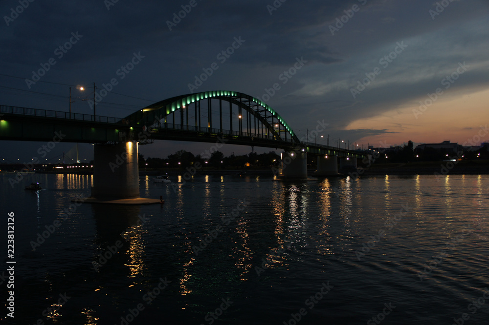 Old bridge in Belgrade Old bridge in Belgrade