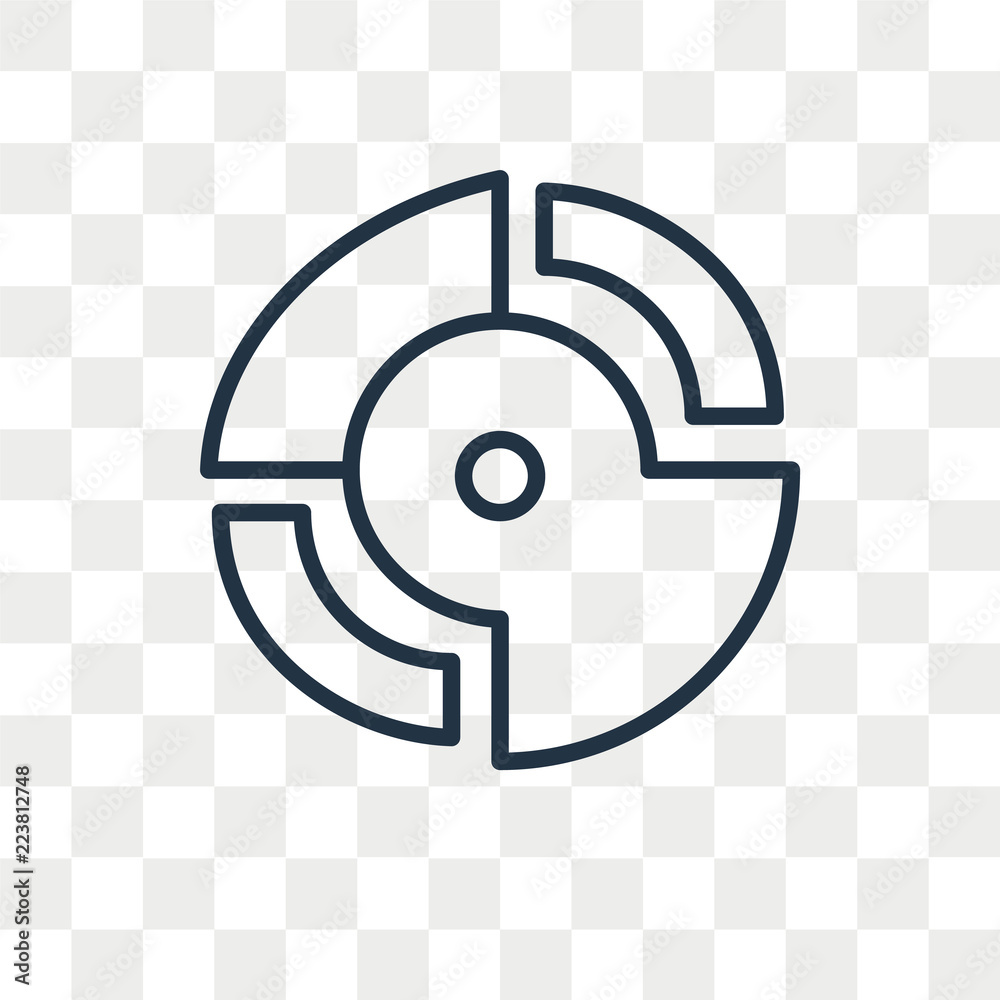 Pie chart vector icon isolated on transparent background, Pie chart logo design Pie chart vector icon isolated on transparent background, Pie chart logo design