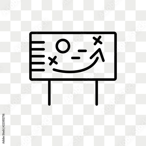 Strategy vector icon isolated on transparent background, Strategy logo design