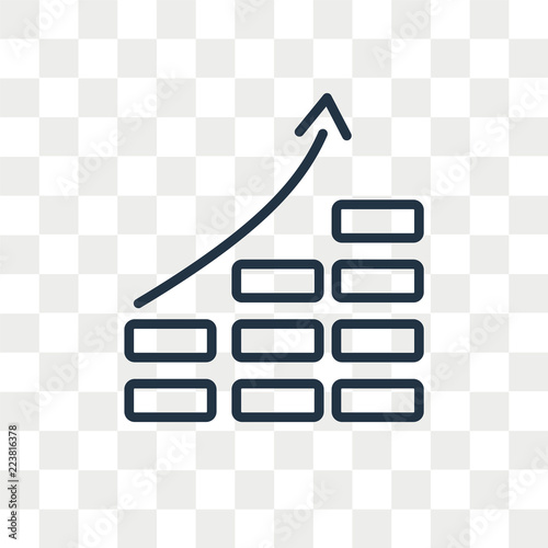 Loss vector icon isolated on transparent background, Loss logo design