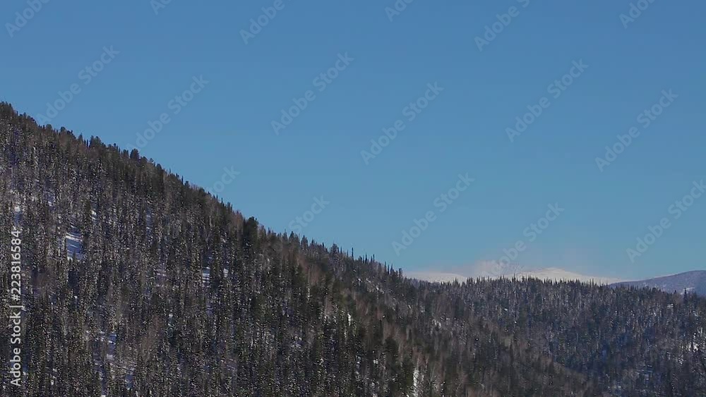 winter mountain landscape snow winter forest in the evening light winter mountain landscape snow winter forest in the evening light