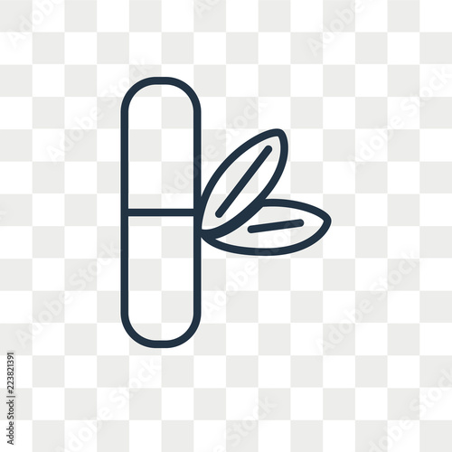 Capsule vector icon isolated on transparent background, Capsule logo design