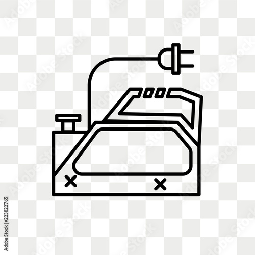 Planer vector icon isolated on transparent background, Planer logo design