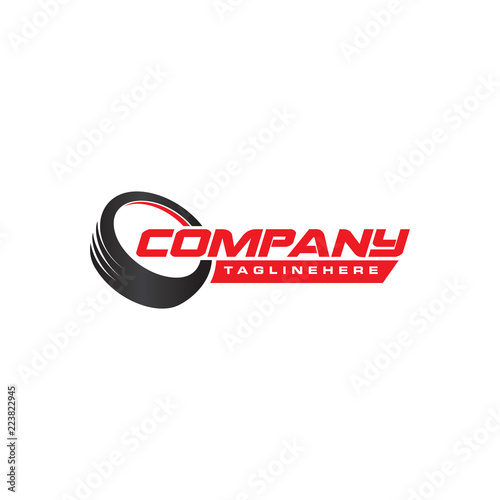 Tyre Shop Logo Design . Tyre Business Branding