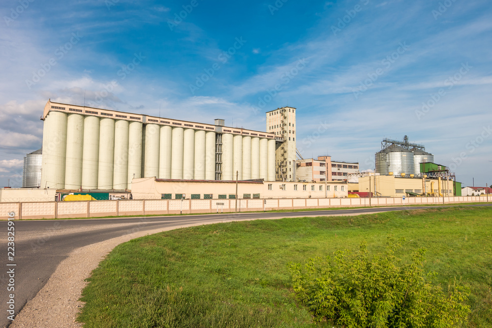agro-processing plant for processing and storage of agricultural products, flour, cereals and grain